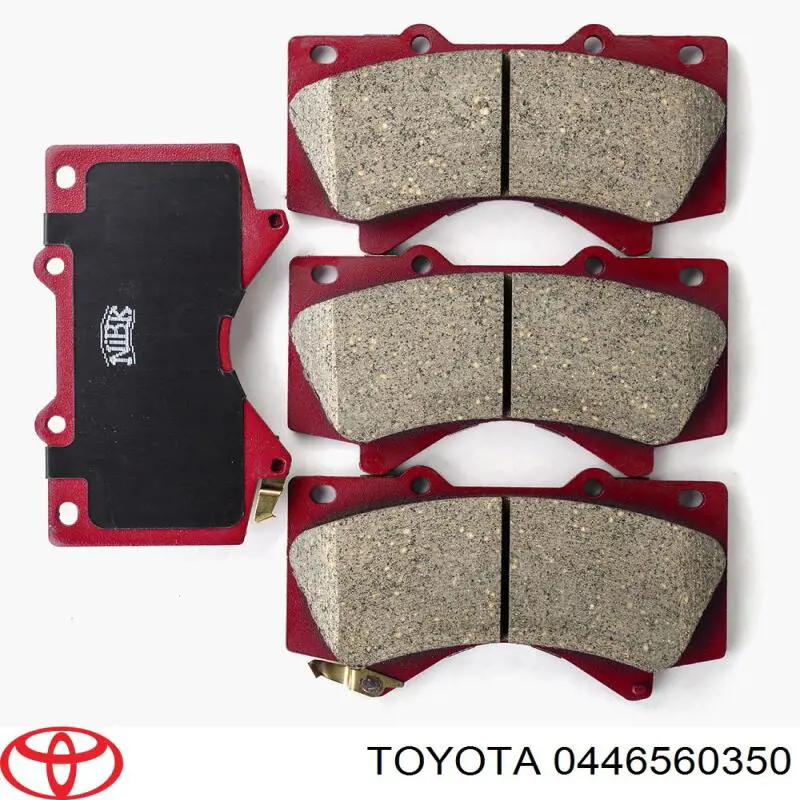 Гальмівні колодки Toyota 0446560350 ціна, від 39.37 USD