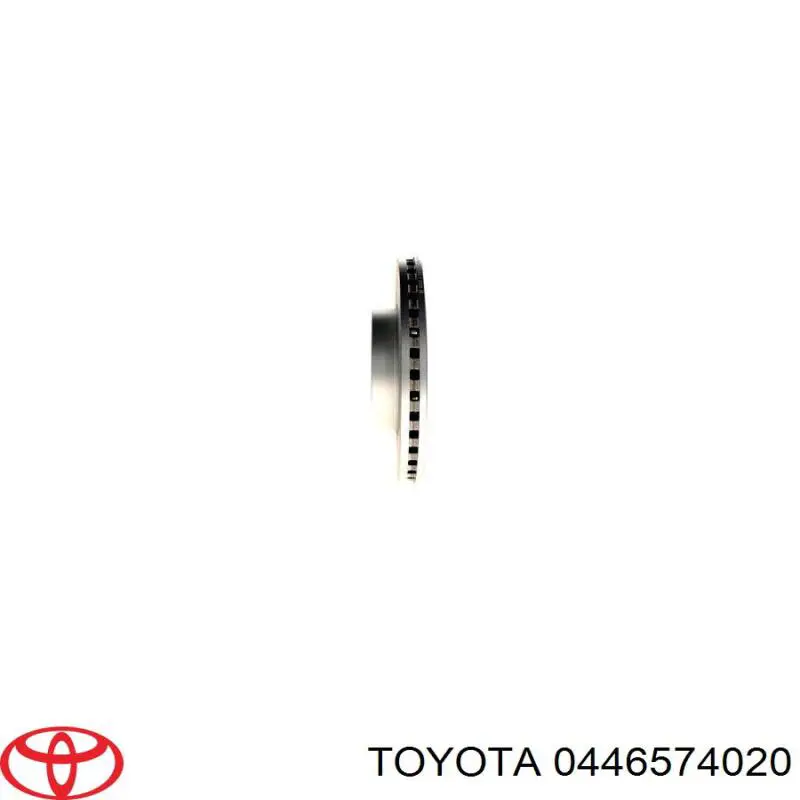 Колодки гальмівні передні, дискові 0446574020 Toyota