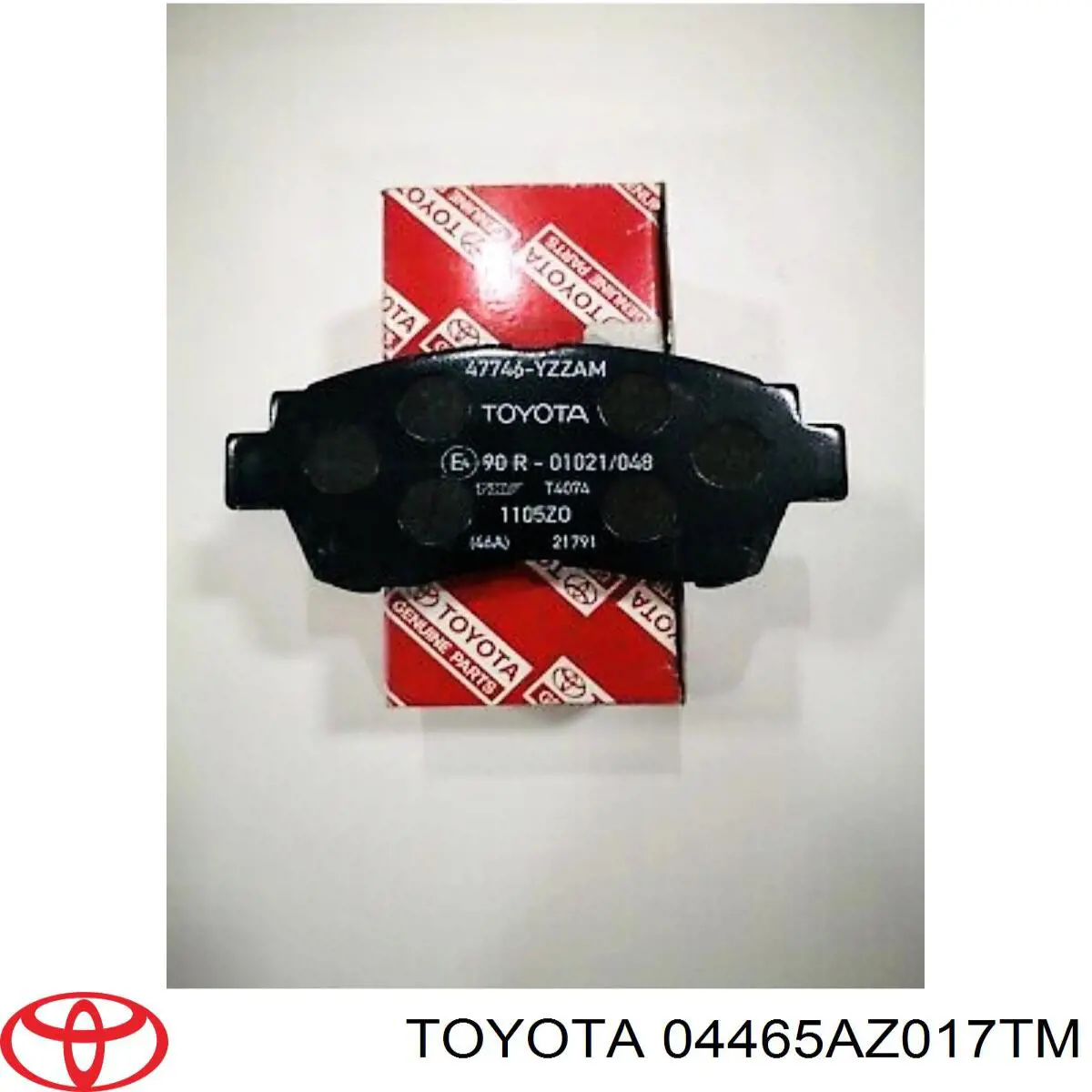 Купити 04465AZ017TM Toyota Колодки гальмівні передні, дискові