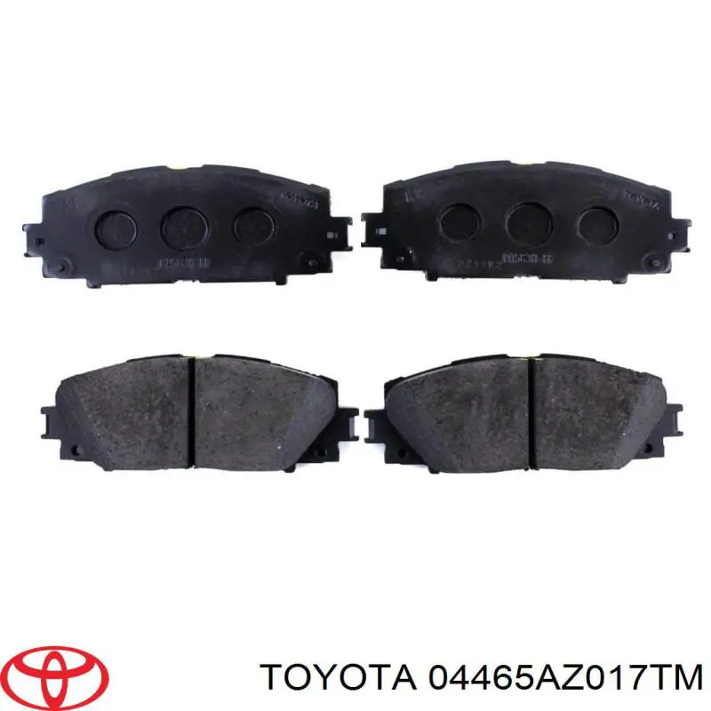 Гальмівні колодки Toyota 04465AZ017TM ціна, від 18.60 USD