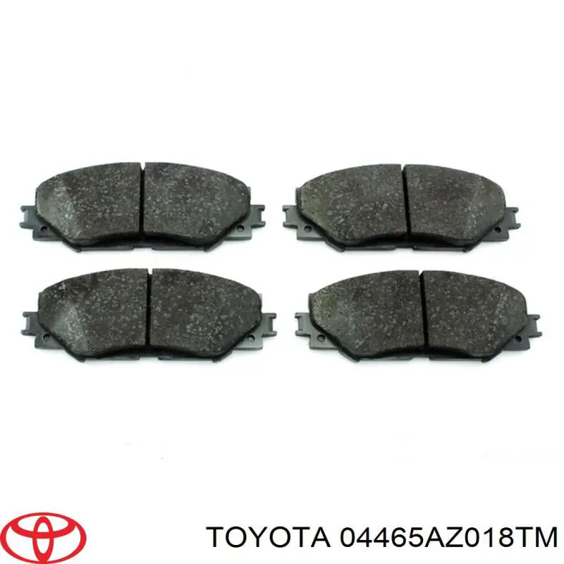 Гальмівні колодки Toyota 04465AZ018TM ціна, від 25.31 USD