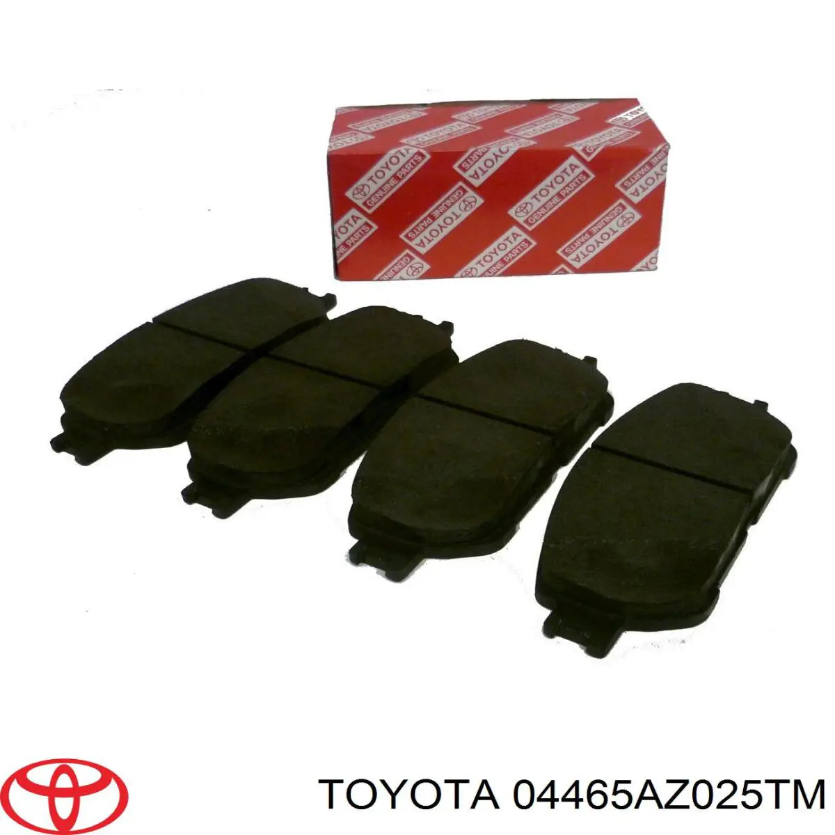 Передні тормозні колодки 04465AZ025TM Toyota