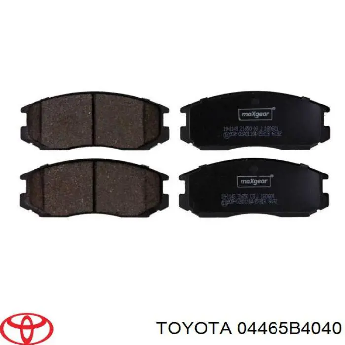Купити 04465B4040 Toyota Колодки гальмівні передні, дискові