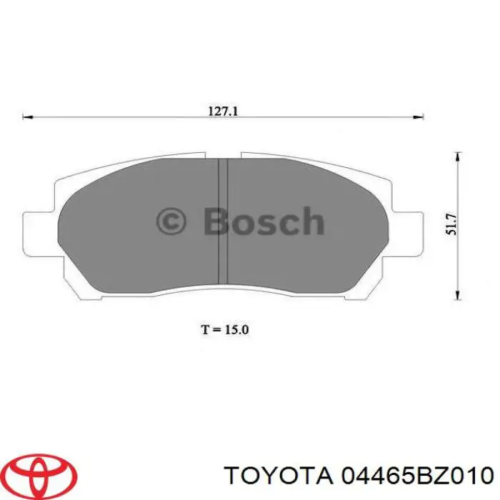 Передні тормозні колодки KBP9128 Kavo Parts