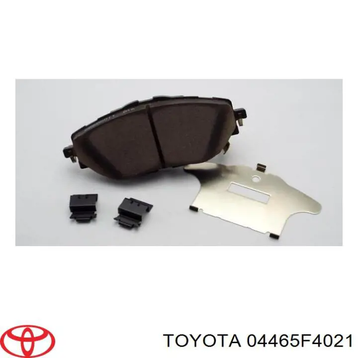 Колодки гальмівні передні, дискові 04465F4021 Toyota