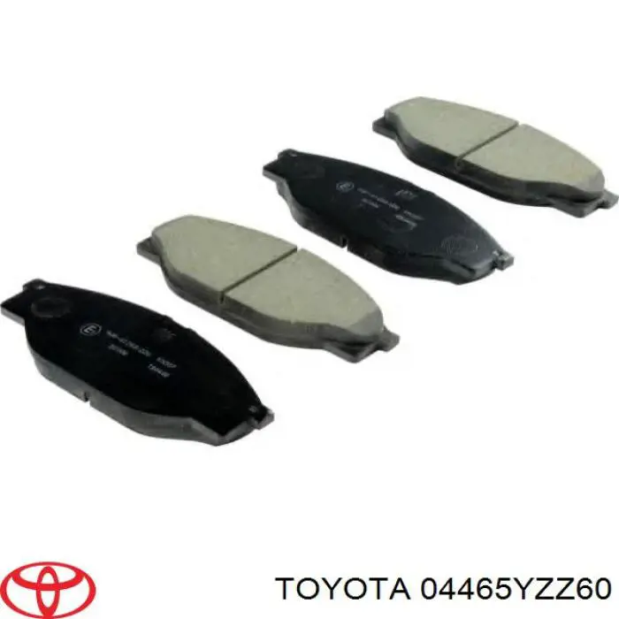 04465YZZ60 Toyota Передні гальмівні колодки