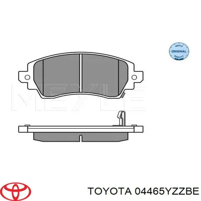 Гальмівні колодки Toyota 04465YZZBE ціна, від 18.59 USD