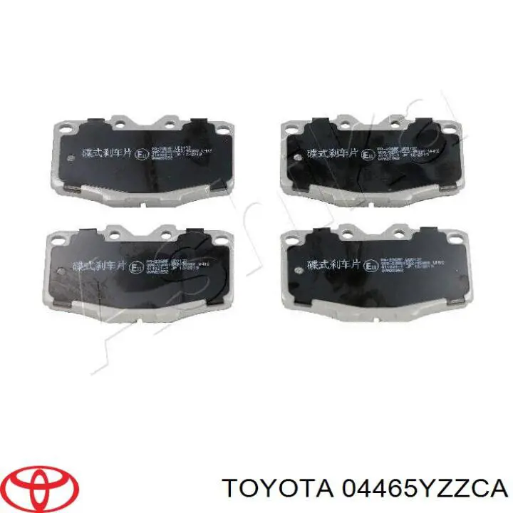 Колодки гальмівні передні, дискові 04465YZZCA Toyota