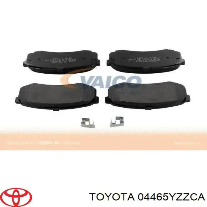 04465YZZCA Toyota Передні гальмівні колодки