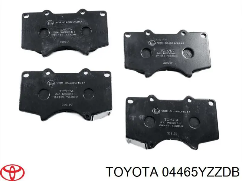 Гальмівні колодки Toyota 04465YZZDB ціна, від 42.27 USD