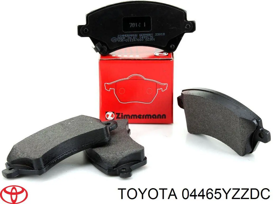 Гальмівні колодки Toyota 04465YZZDC ціна, від 25.75 USD