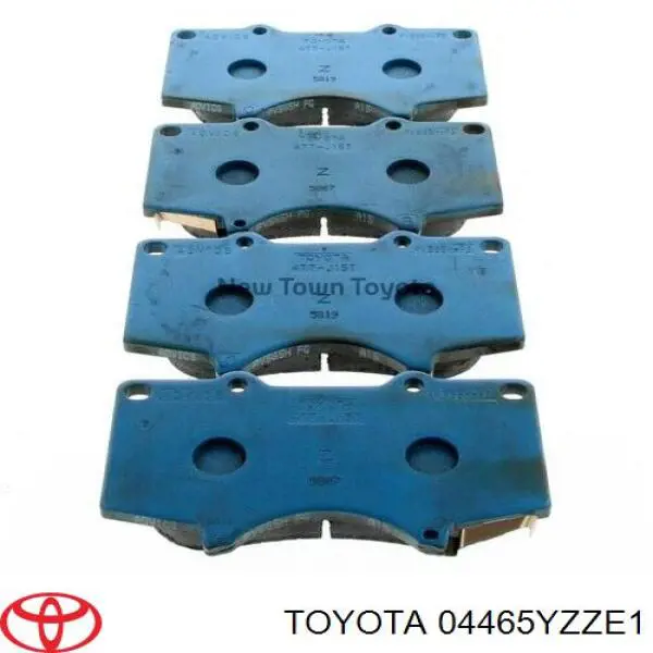 Гальмівні колодки Toyota 04465YZZE1 ціна, від 37.69 USD