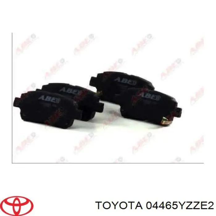 Гальмівні колодки Toyota 04465YZZE2 ціна, від 14.67 USD