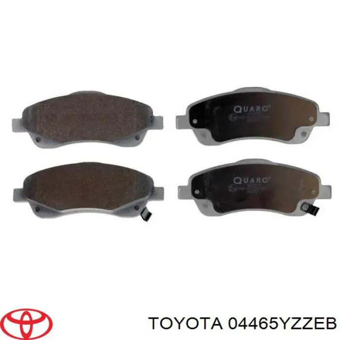 Колодки гальмівні передні, дискові 04465YZZEB Toyota