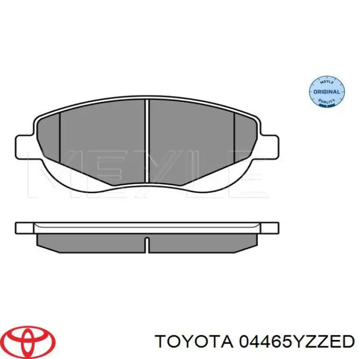Гальмівні колодки Toyota 04465YZZED ціна, від 27.87 USD