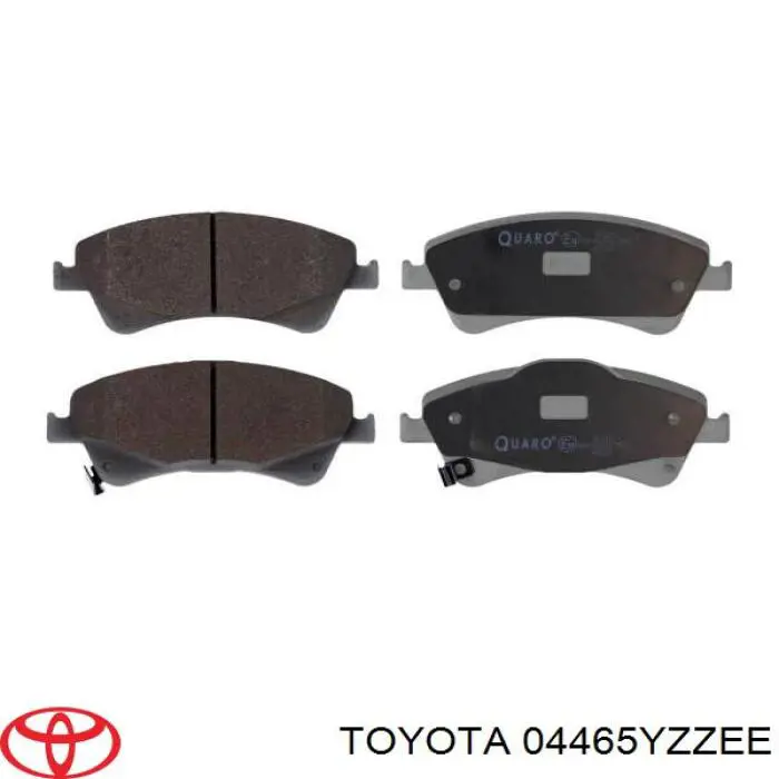 Купити 04465YZZEE Toyota Колодки гальмівні передні, дискові
