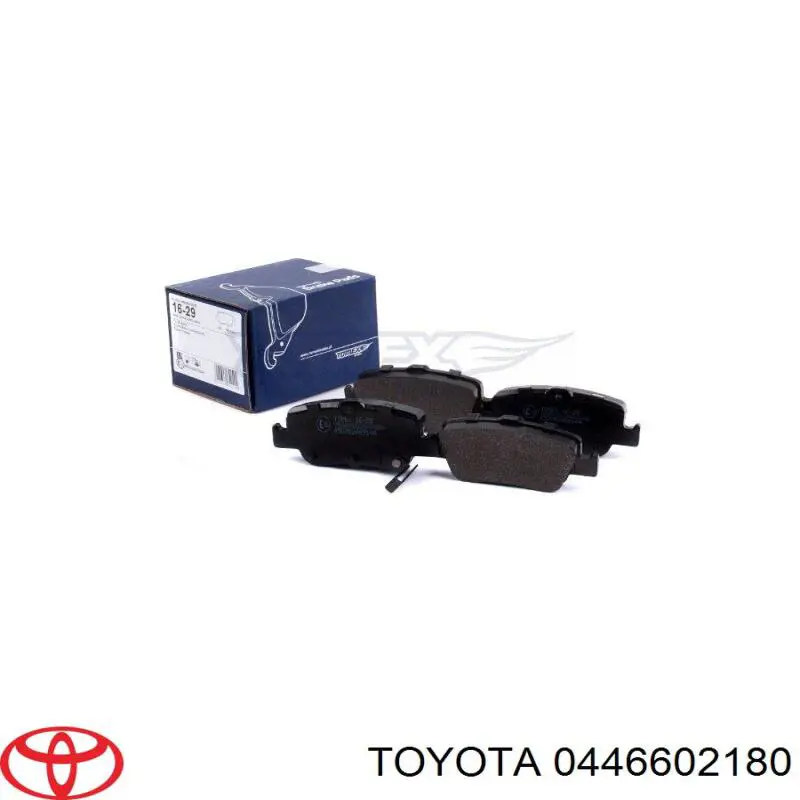 Задні гальмівні колодки Toyota 0446602180 ціна, від 21.54 USD