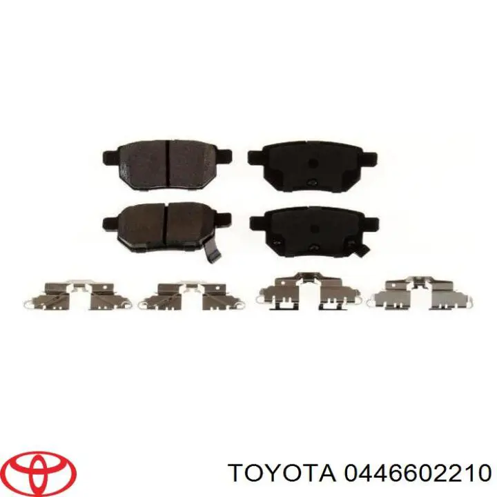 Купити 0446602210 Toyota Задні колодки