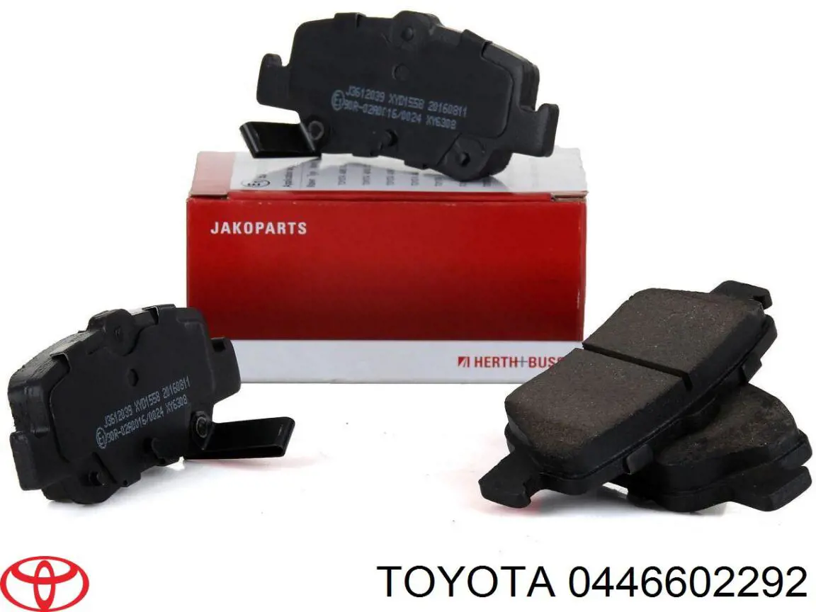 Задні гальмівні колодки Toyota 0446602292 ціна, від 30.84 USD