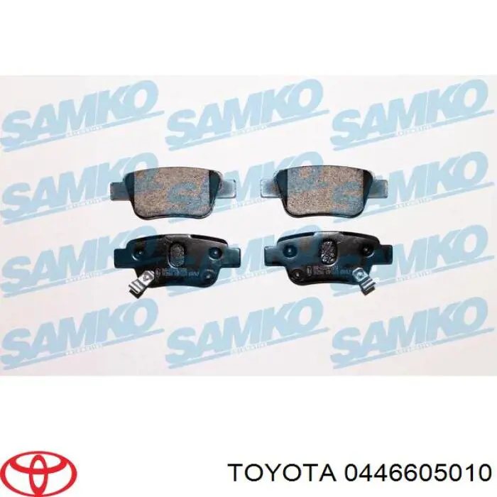 Купити 0446605010 Toyota Задні колодки