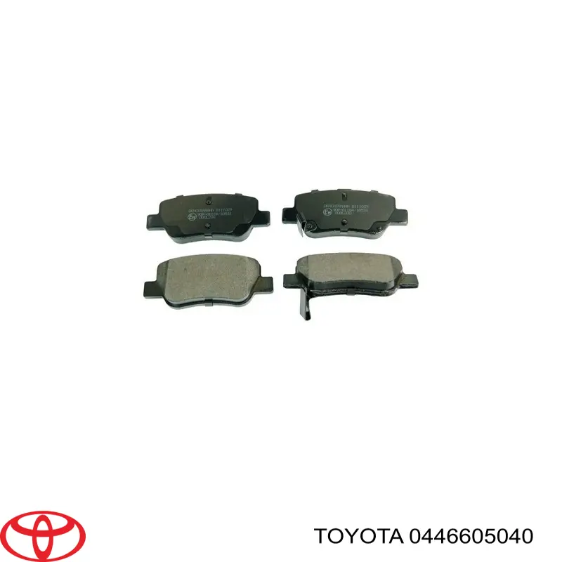 Купити 0446605040 Toyota Задні колодки