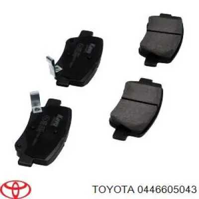 Купити 0446605043 Toyota Задні колодки