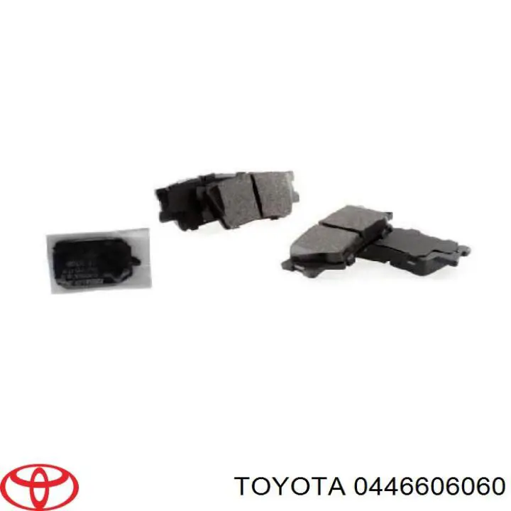 0446606060 Toyota колодки гальмові задні, дискові