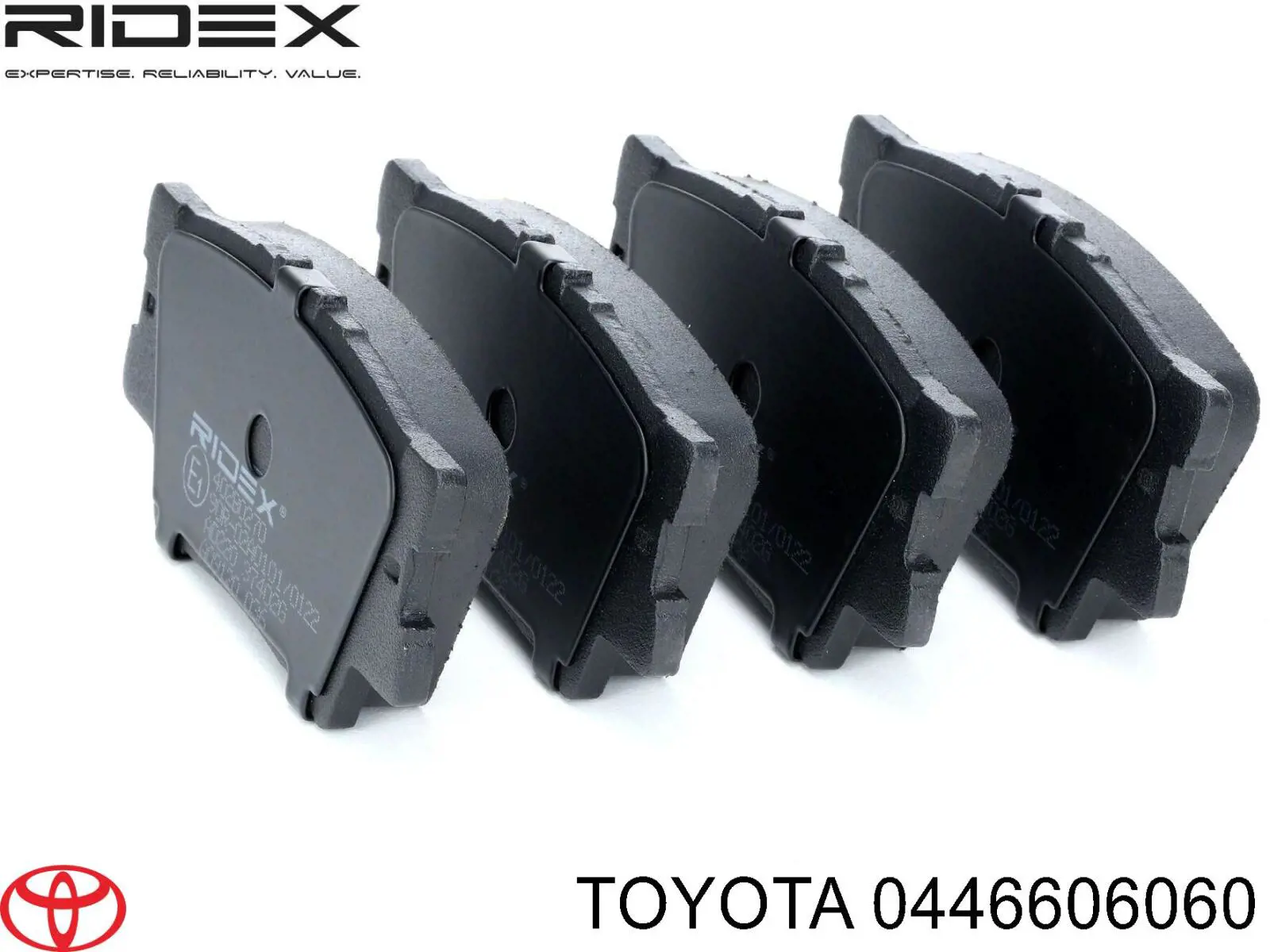 Задні дискові колодки Toyota 0446606060
