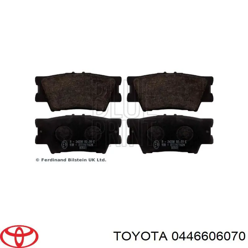 Купити 0446606070 Toyota Задні колодки