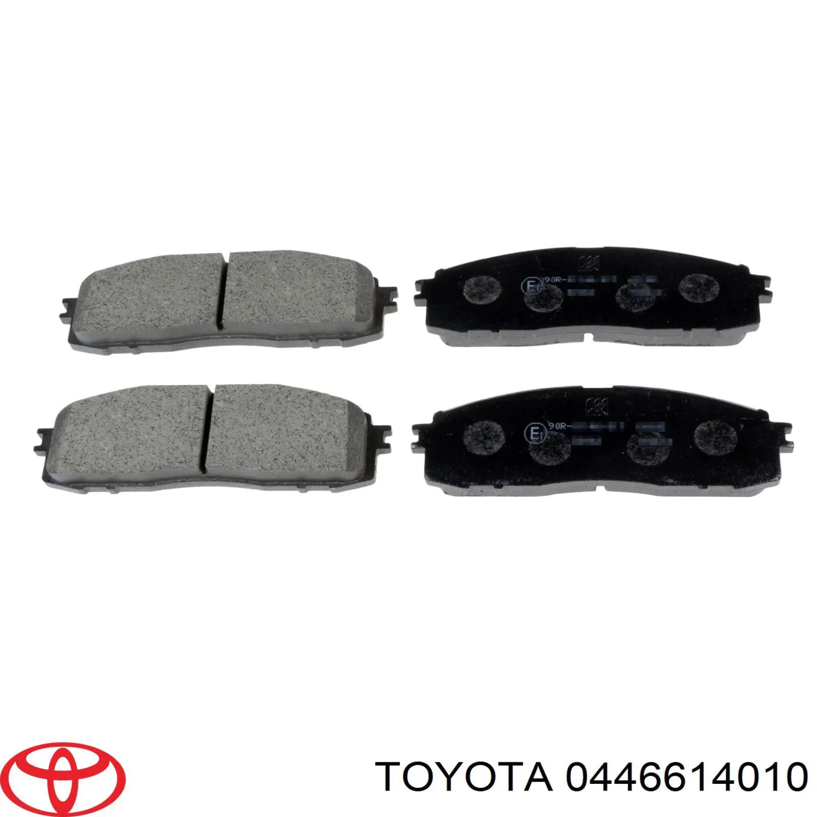 Колодки гальмові задні, дискові 0446614010 Toyota