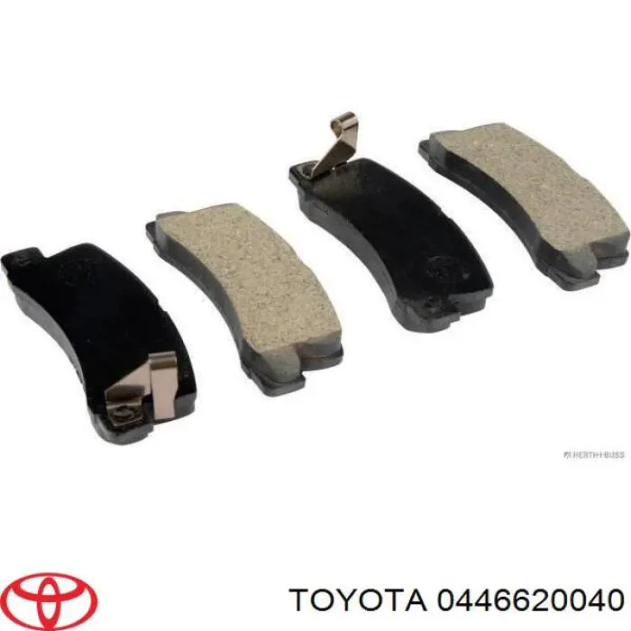 Купити 0446620040 Toyota Задні колодки