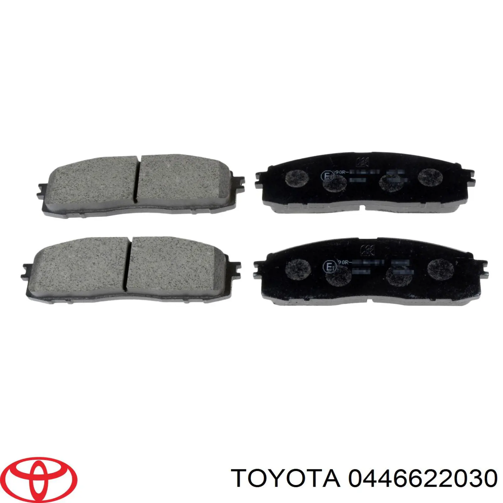 Колодки гальмові задні, дискові 0446622030 Toyota