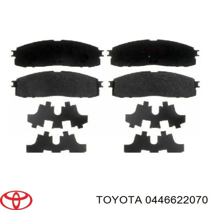 Купити 0446622070 Toyota Задні колодки