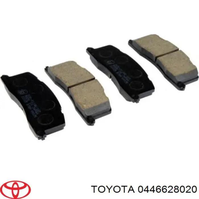 0446628020 Toyota Колодки гальмівні задні, дискові