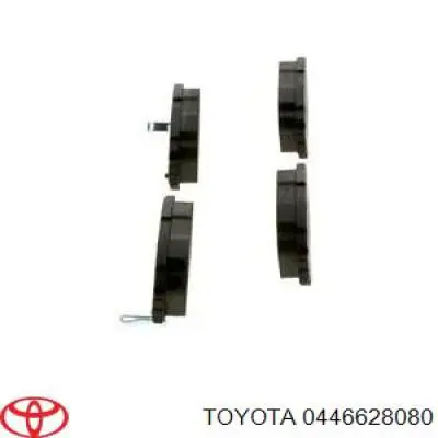 Задні гальмівні колодки 0446628080 Toyota