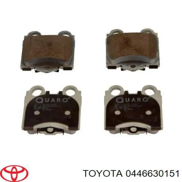 Задні гальмівні колодки Toyota 0446630151 ціна, від 19.21 USD