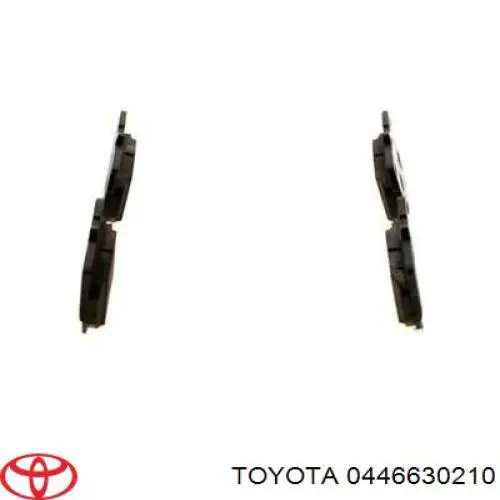 Задні гальмівні колодки Toyota 0446630210 ціна, від 25.34 USD