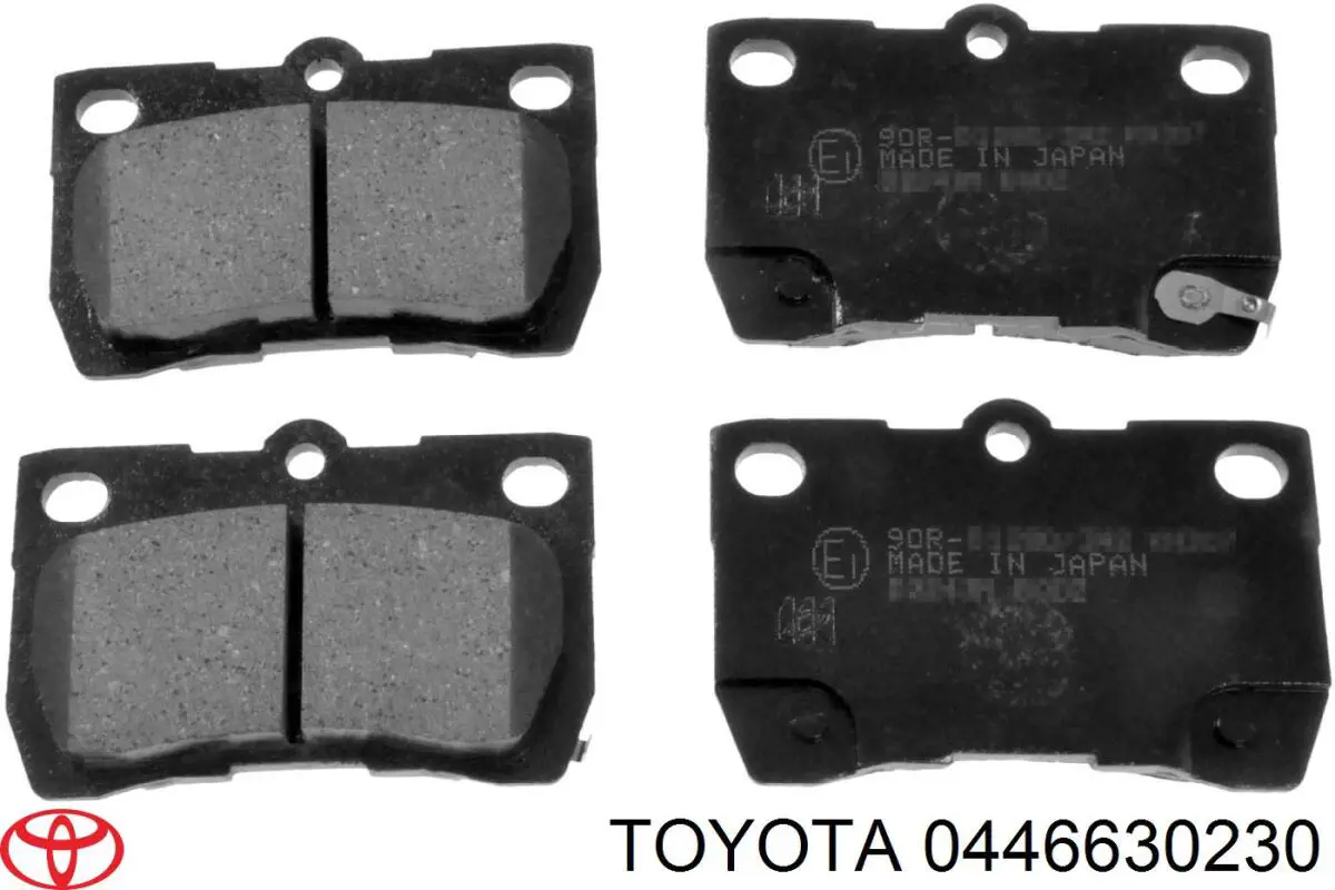 Купити 0446630230 Toyota Задні колодки