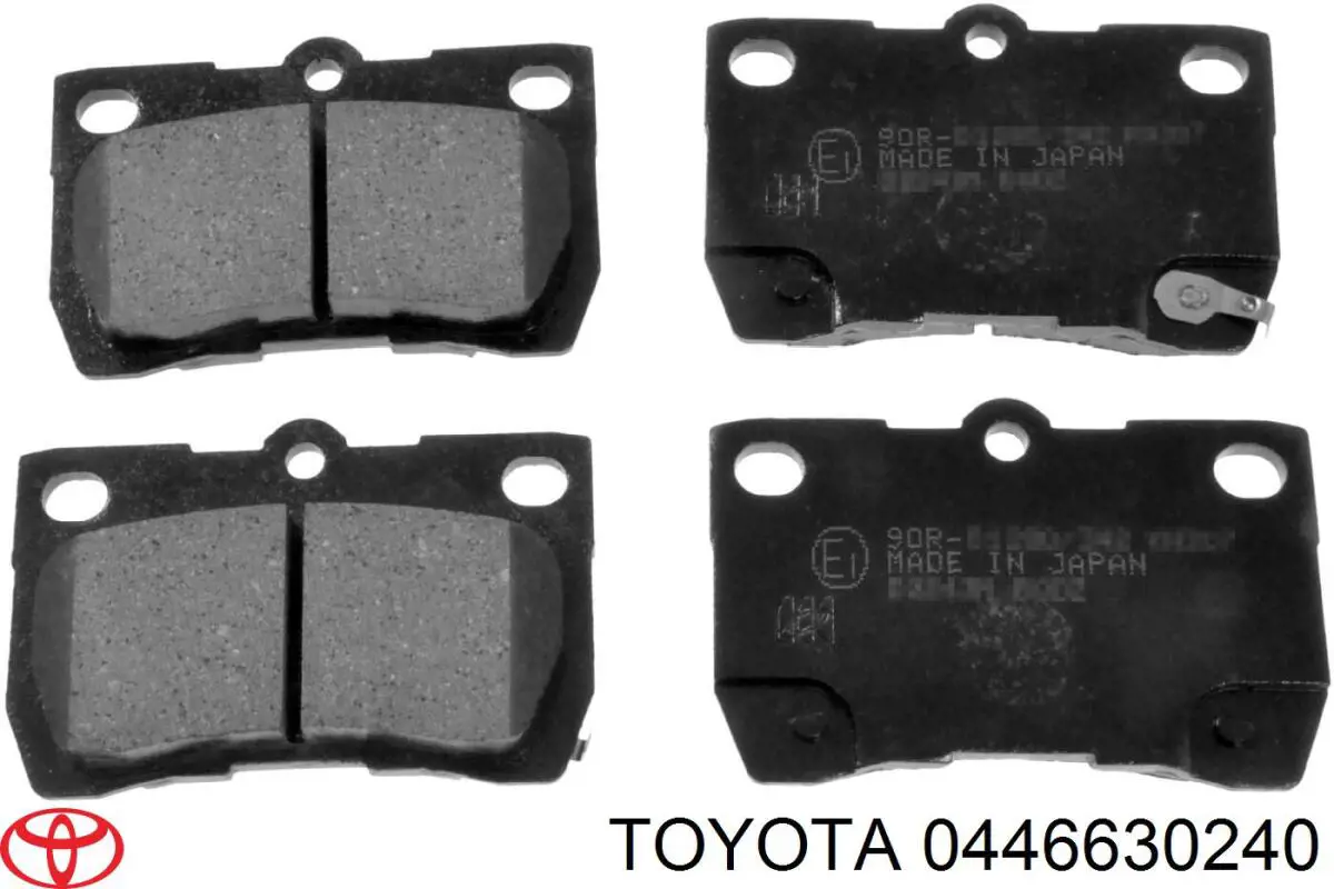 Купити 0446630240 Toyota Задні колодки