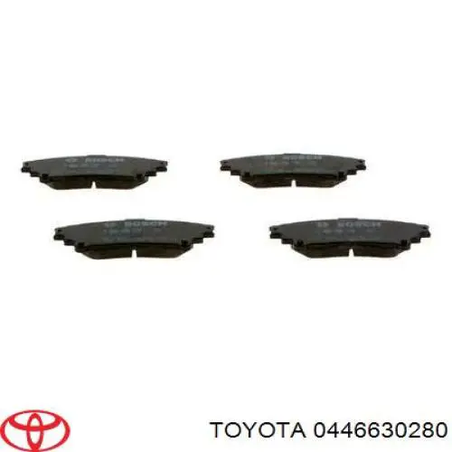 Купити 0446630280 Toyota Задні колодки