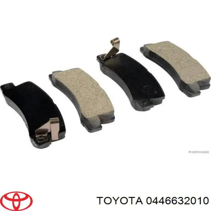 Купити 0446632010 Toyota Задні колодки