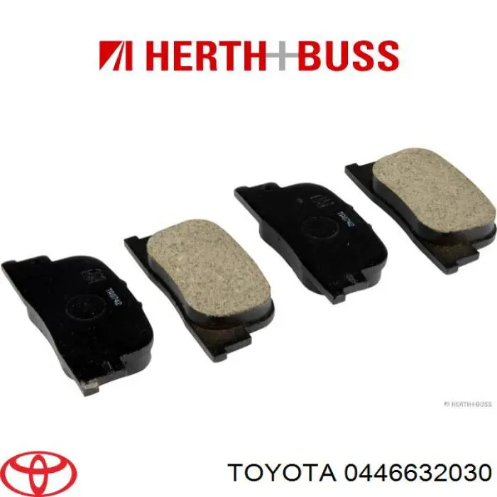 Купити 0446632030 Toyota Задні колодки