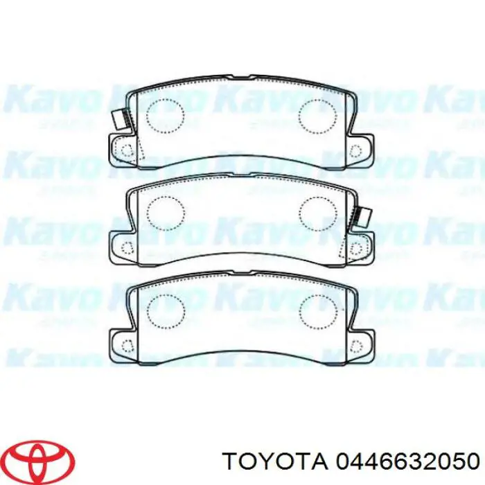 Купити 0446632050 Toyota Задні колодки