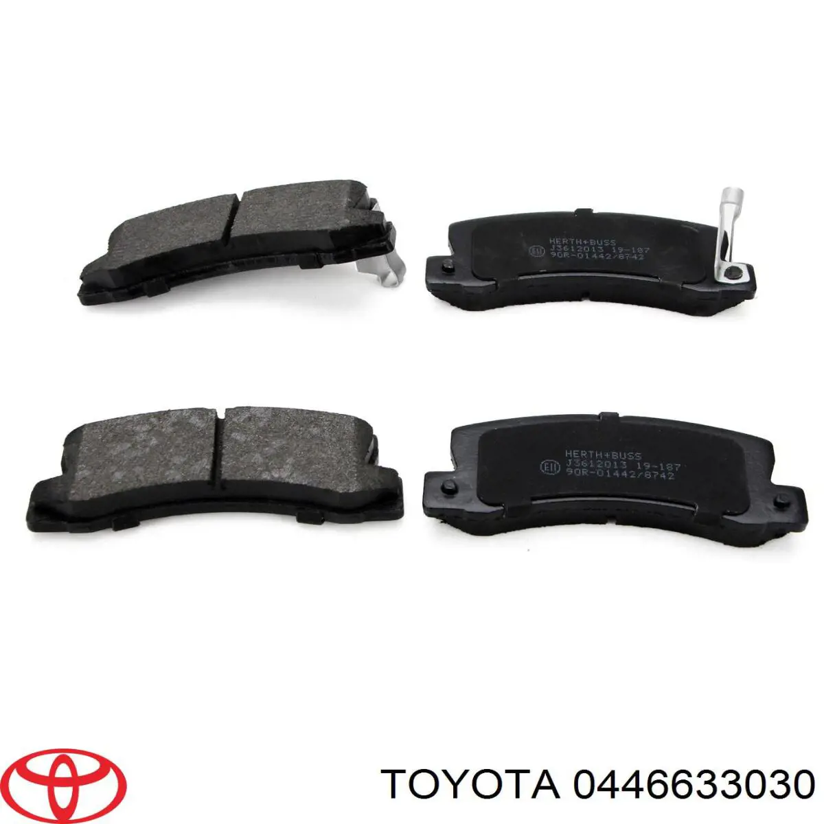 Задні гальмівні колодки Toyota 0446633030 ціна, від 15.21 USD