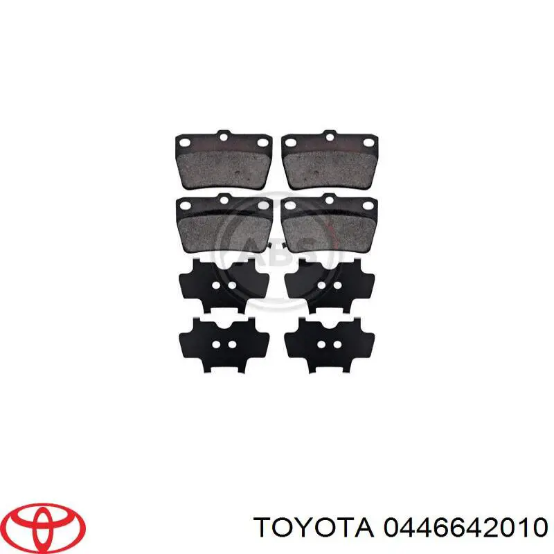 Купити 0446642010 Toyota Задні колодки