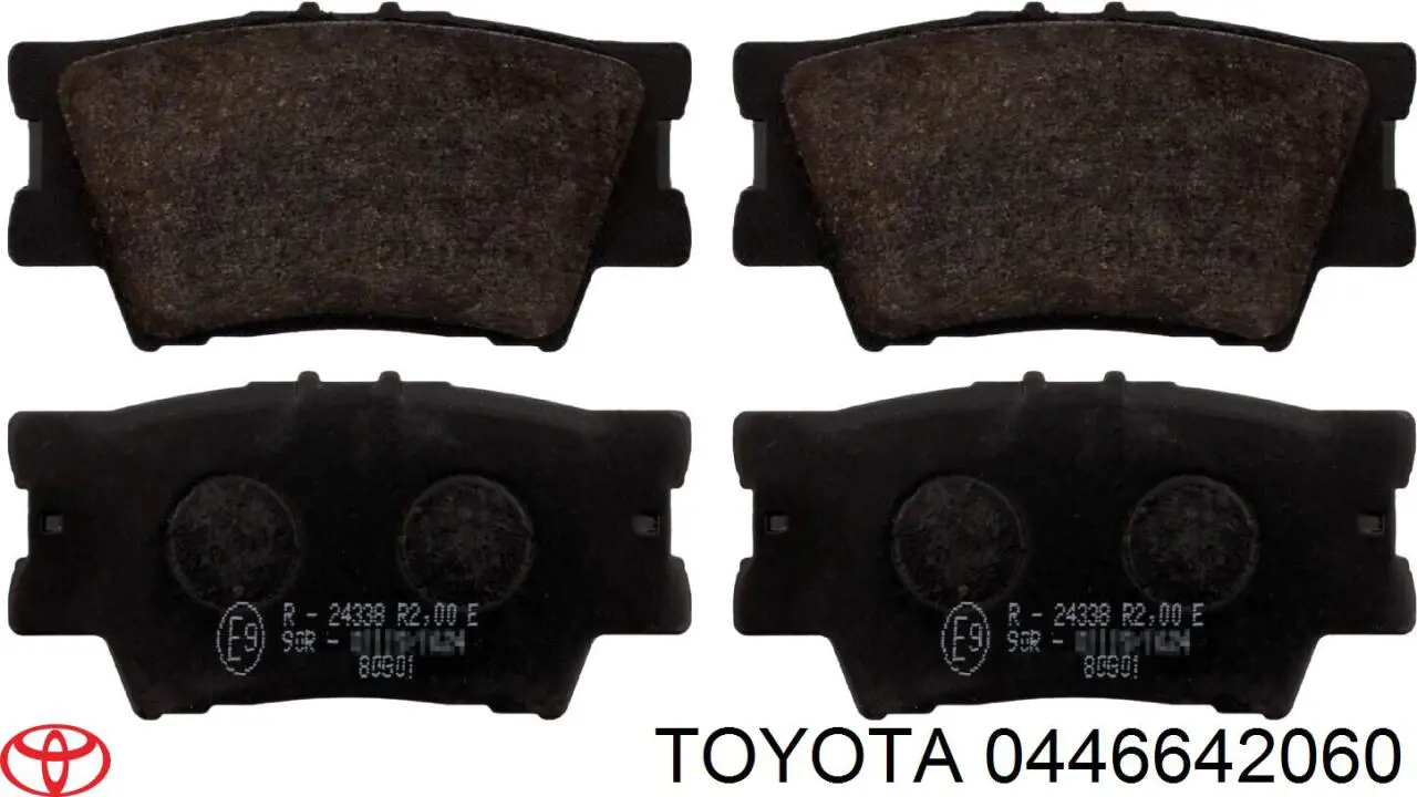 Купити 0446642060 Toyota Задні колодки