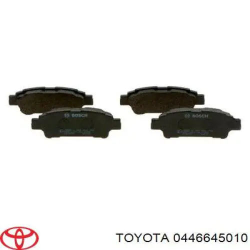 Купити 0446645010 Toyota Задні колодки