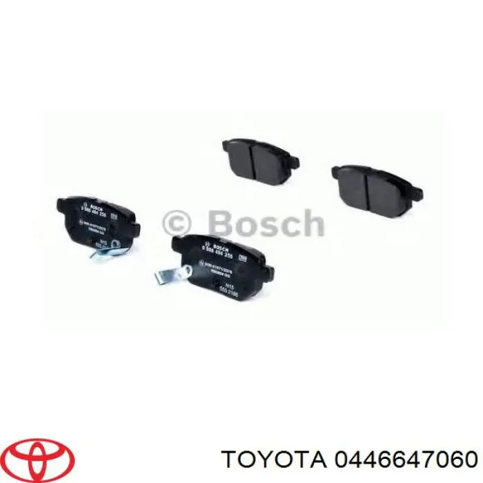 Купити 0446647060 Toyota Задні колодки
