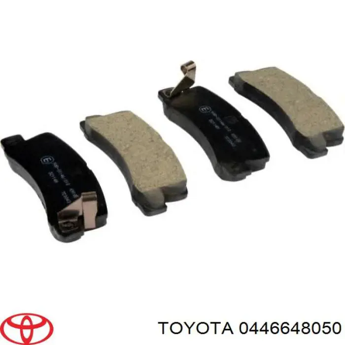 Задні гальмівні колодки Toyota 0446648050 ціна, від 14.63 USD