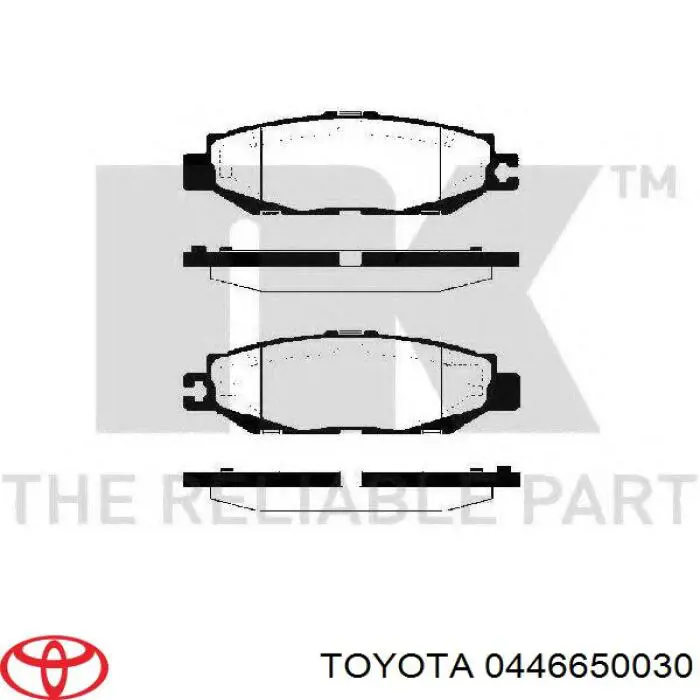 Купити 0446650030 Toyota Задні колодки